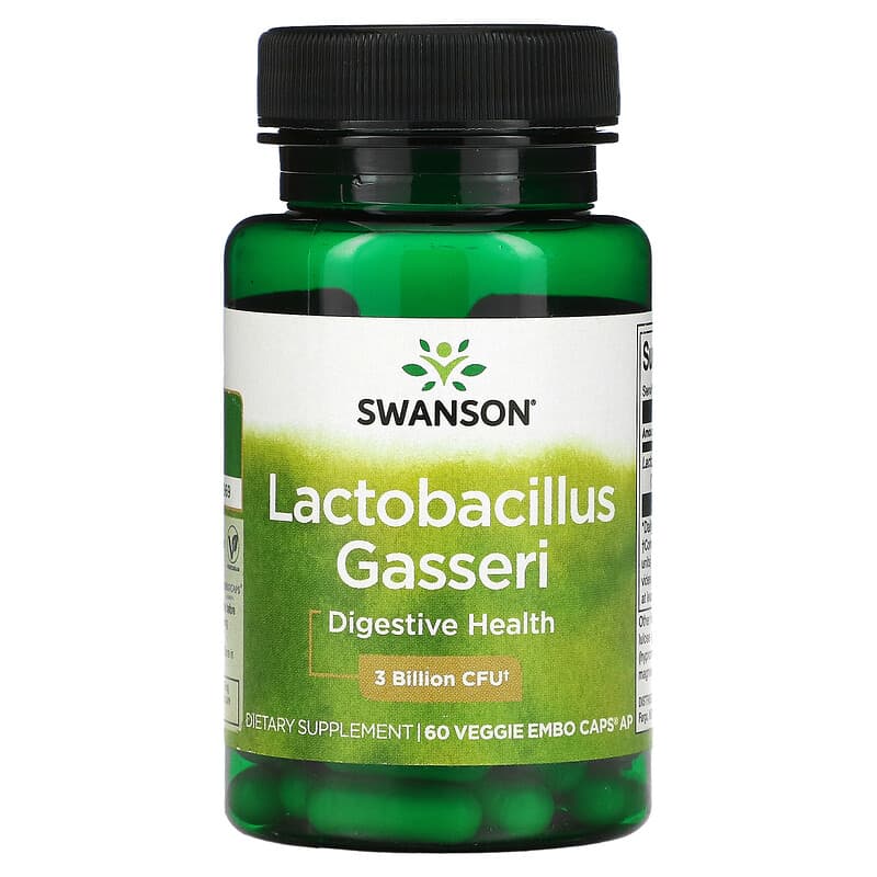 Swanson Lactobacillus Gasseri 3 Billion CFU 60 Veggie Embo Caps Ap 87614190273