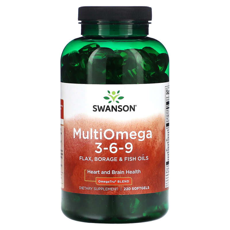 Swanson Multi Omega 3-6-9 220 Softgels 87614170831