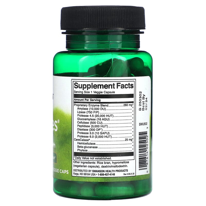 Swanson, N-Zimes, 90 Veggie Caps 87614025025