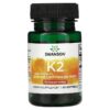 Swanson Natural Vitamin K2 50 mcg 30 Softgels 87614026718