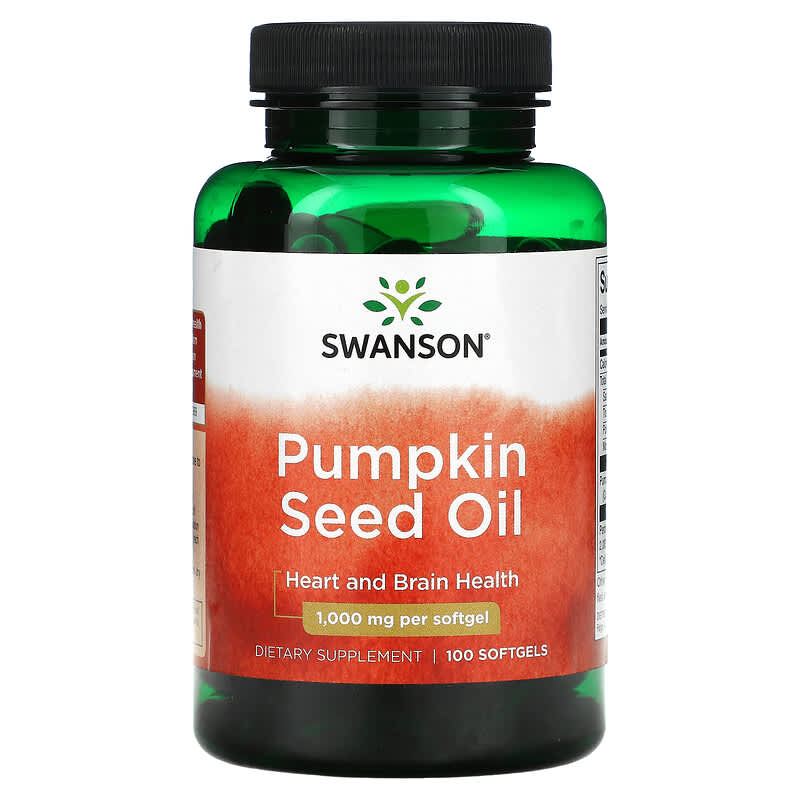Swanson Pumpkin Seed Oil 1,000 mg 100 Softgels 87614013640