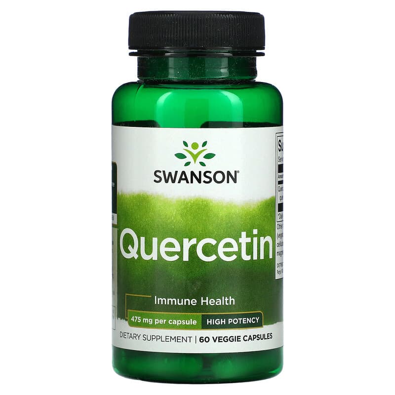 Swanson Quercetin 475 mg 60 Veggie Capsules 87614116716