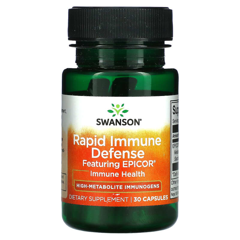 Swanson Rapid Immune Defense 30 Capsules 87614023687