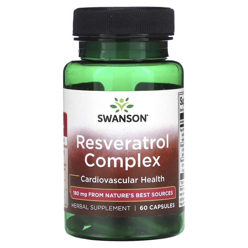 Swanson Resveratrol Complex 60 Capsules 87614022482