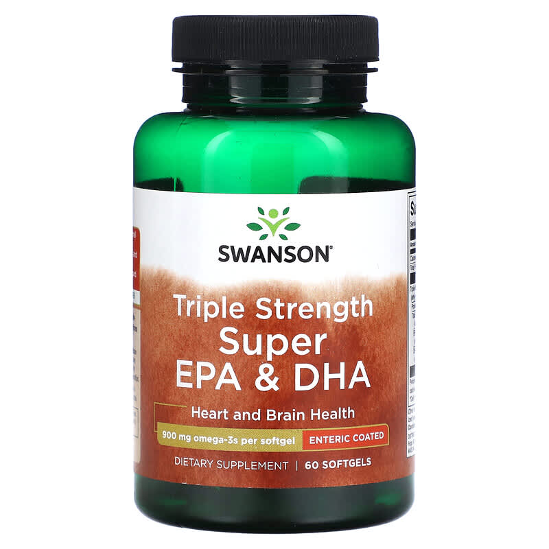 Swanson Triple Strength Super EPA & DHA  900 mg 60 Softgels 87614170770
