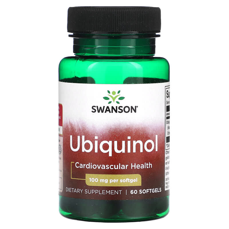 Swanson Ubiquinol 100 mg 60 Softgels 87614023779