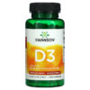 Swanson Vitamin D3 2,000 IU 250 Capsules 87614112107