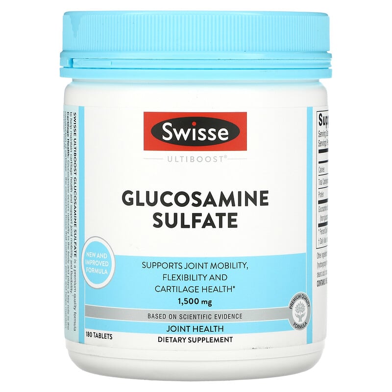 Swisse Ultiboost Glucosamine Sulfate 1,500 mg 180 Tablets 850000148277