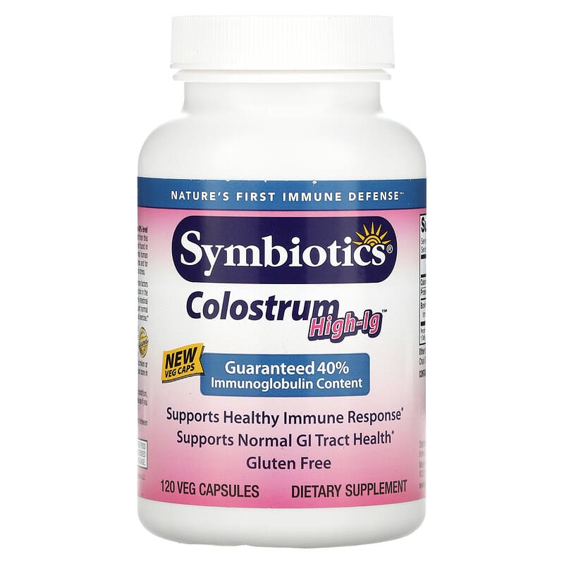 Symbiotics Colostrum High-IG 120 Veg Capsules 647303010062