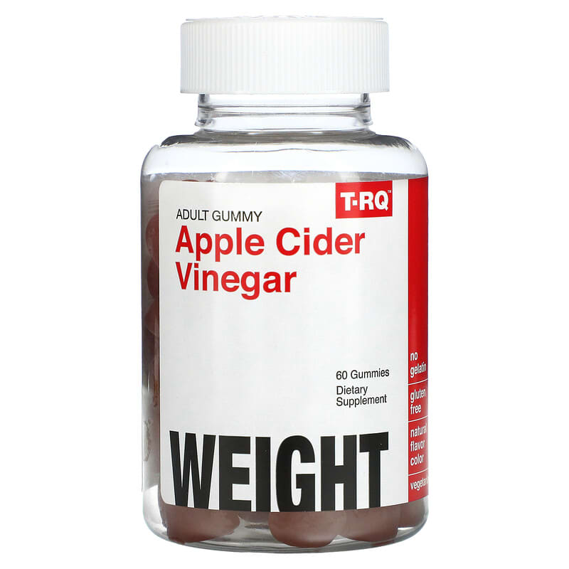 T-RQ Adult Gummy Apple Cider Vinegar 60 Gummies 835776001421