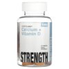 T-RQ Adult Gummy Calcium + Vitamin D Strawberry Orange Cherry 30 Gummies 835776001117