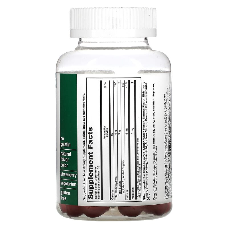 T-RQ, Adult Gummy, Melatonin, Sleep, Strawberry , 60 Gummies 835776001285