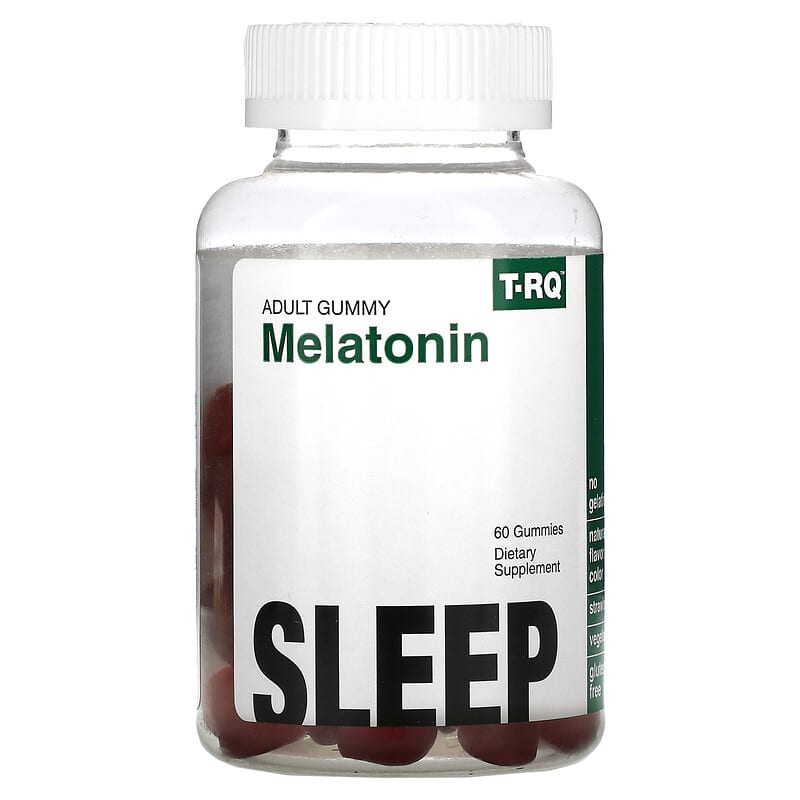 T-RQ Adult Gummy Melatonin Sleep Strawberry  60 Gummies 835776001285