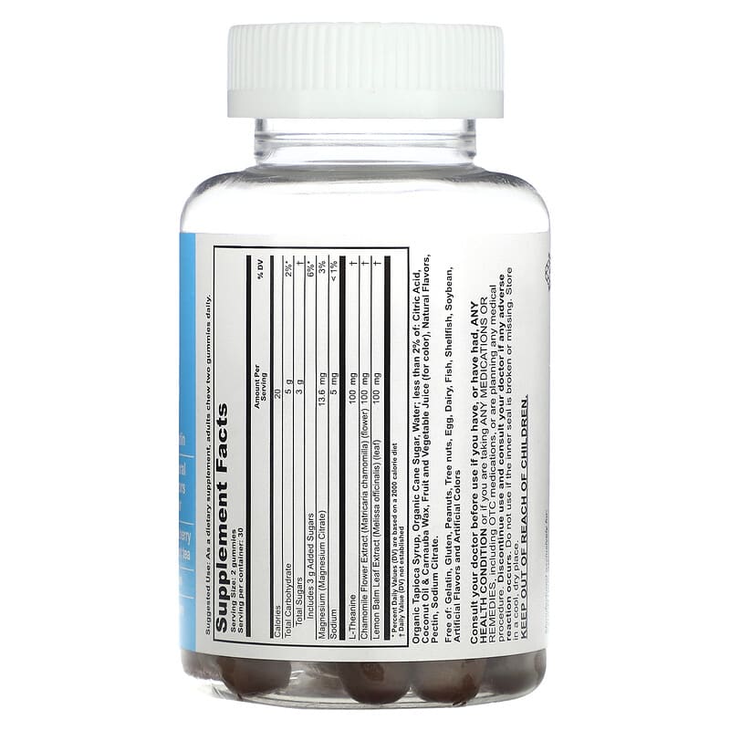 T-RQ, Adult Gummy, Stress, Raspberry Sweet Tea, 60 Gummies 835776001155