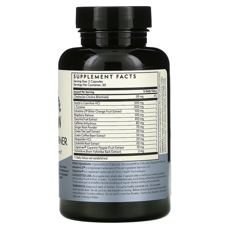 Terra Origin, Healthy Fat Burner, 60 Capsules 857668007434