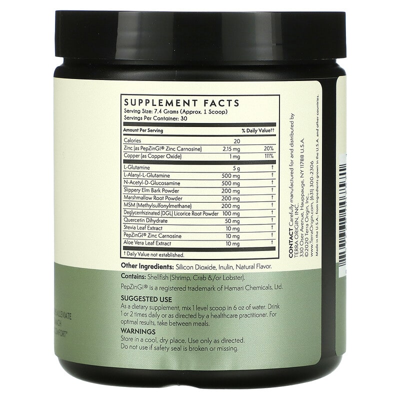 Terra Origin, Healthy Gut, Mint, 7.83 oz (222 g) 857668007571