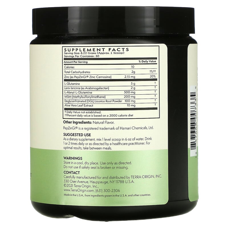 Terra Origin, Healthy Gut, Vegan Formula, 8.7 oz (246.6 g) 857668007335