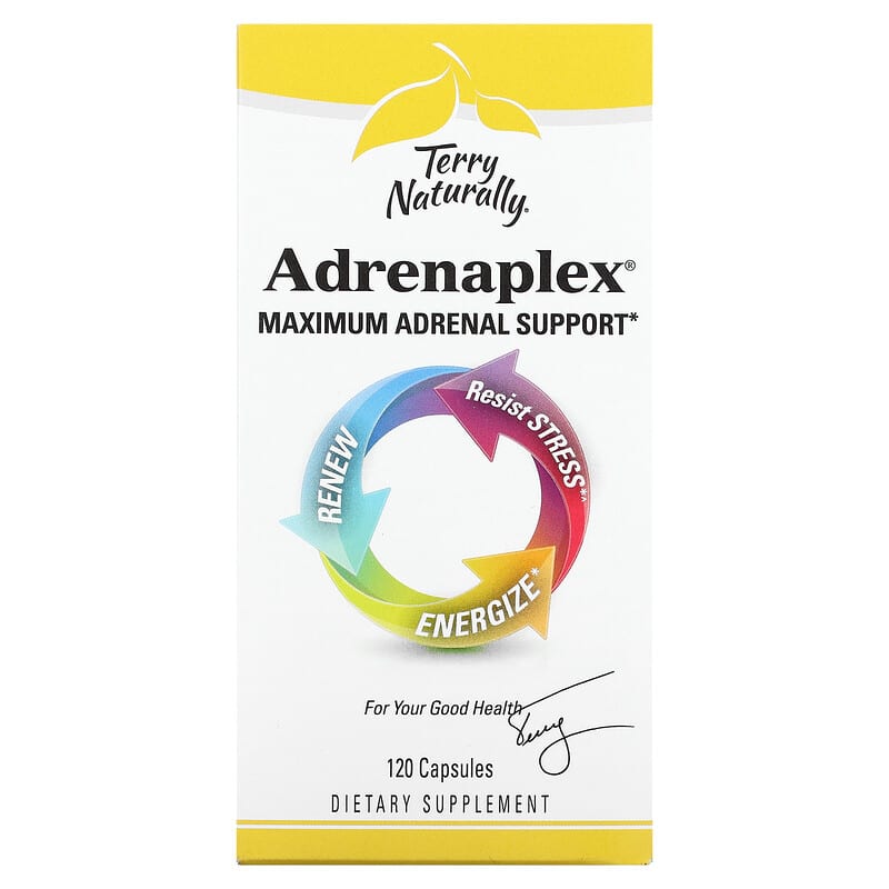 Terry Naturally Adrenaplex Maximum Adrenal Support 120 Capsules 367703370022