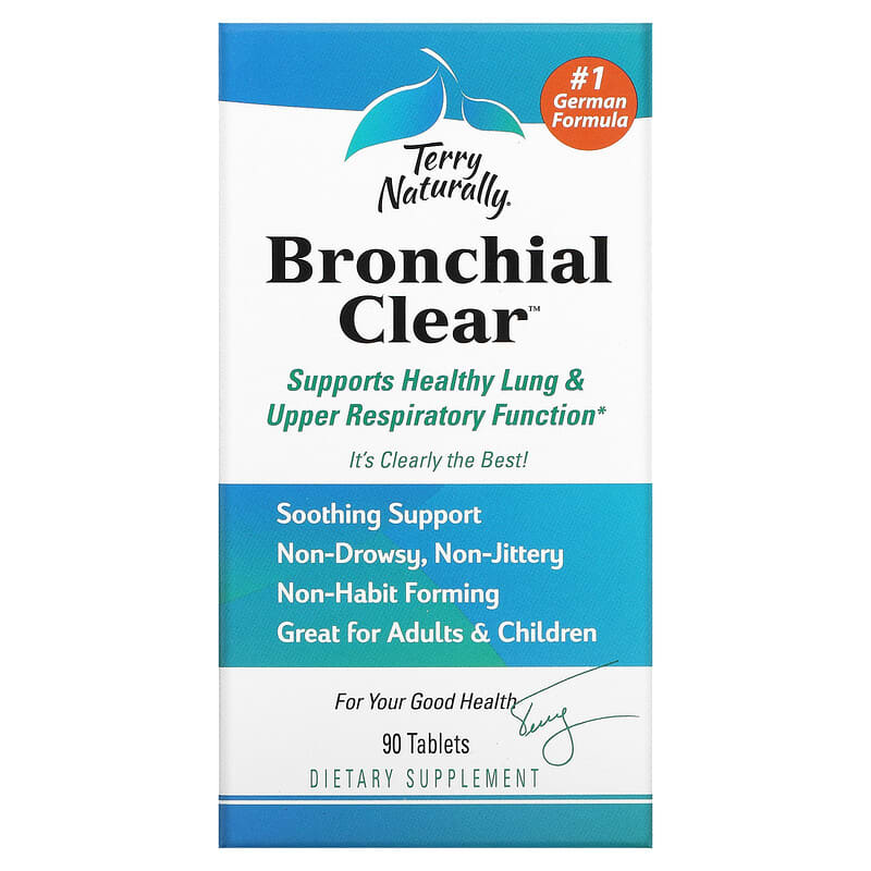 Terry Naturally Bronchial Clear 90 Tablets 367703206093