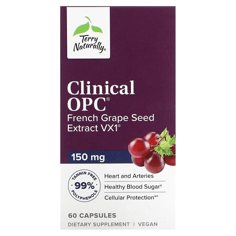 Terry Naturally Clinical OPC 150 mg 60 Capsules 367703336066