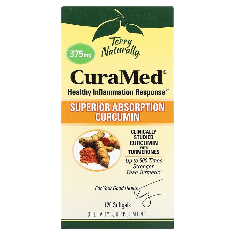 Terry Naturally CuraMed 375 mg 120 Softgels 367703402020