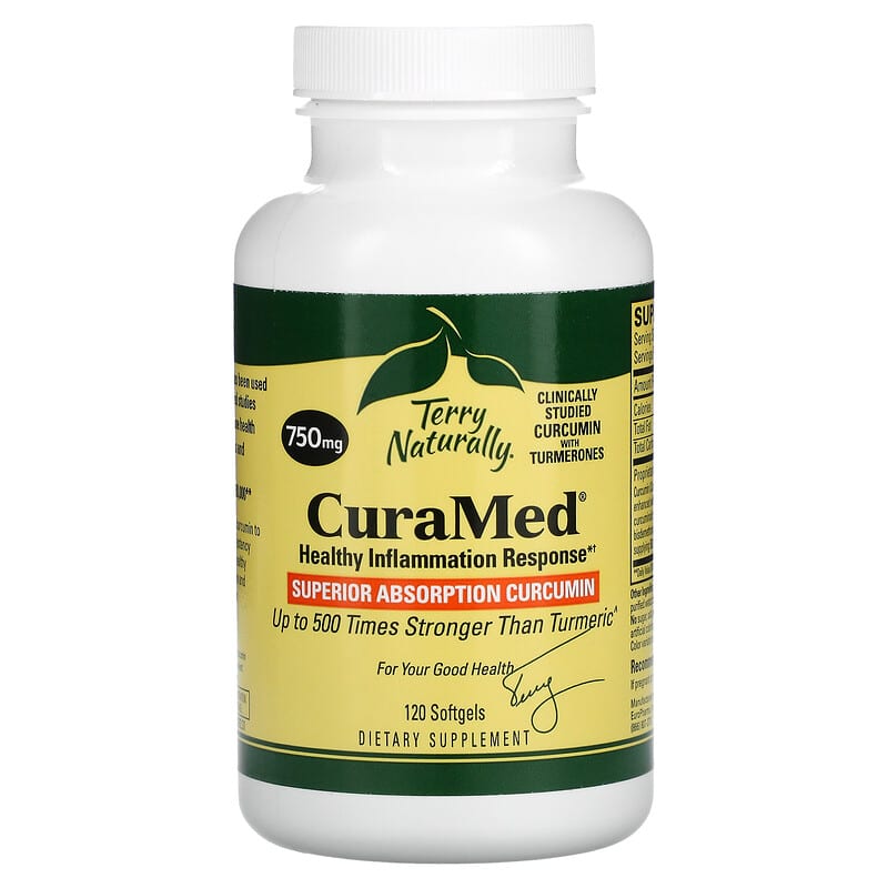 Terry Naturally, CuraMed, 750 mg, 120 Softgels 367703202927