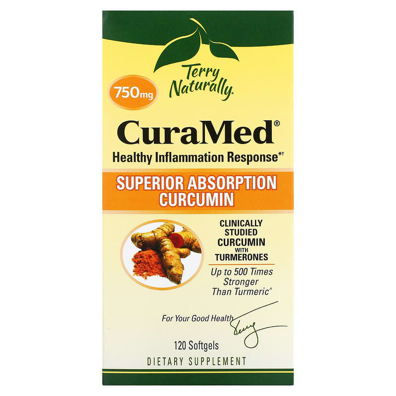 Terry Naturally CuraMed 750 mg 120 Softgels 367703202927