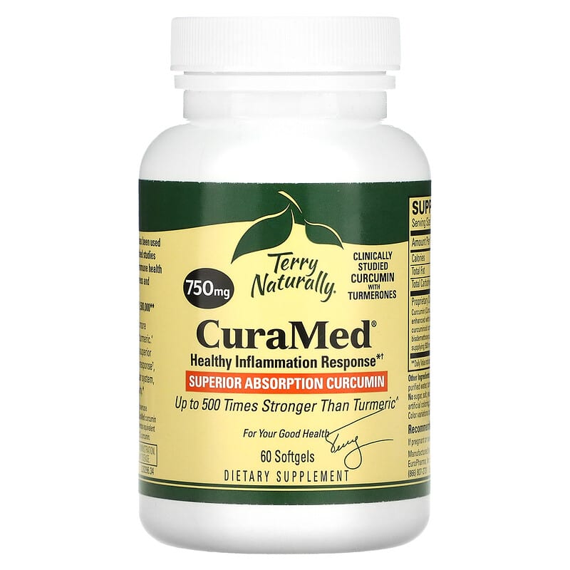 Terry Naturally, CuraMed, 750 mg, 60 Softgels 367703202965