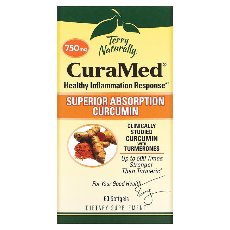 Terry Naturally CuraMed 750 mg 60 Softgels 367703202965