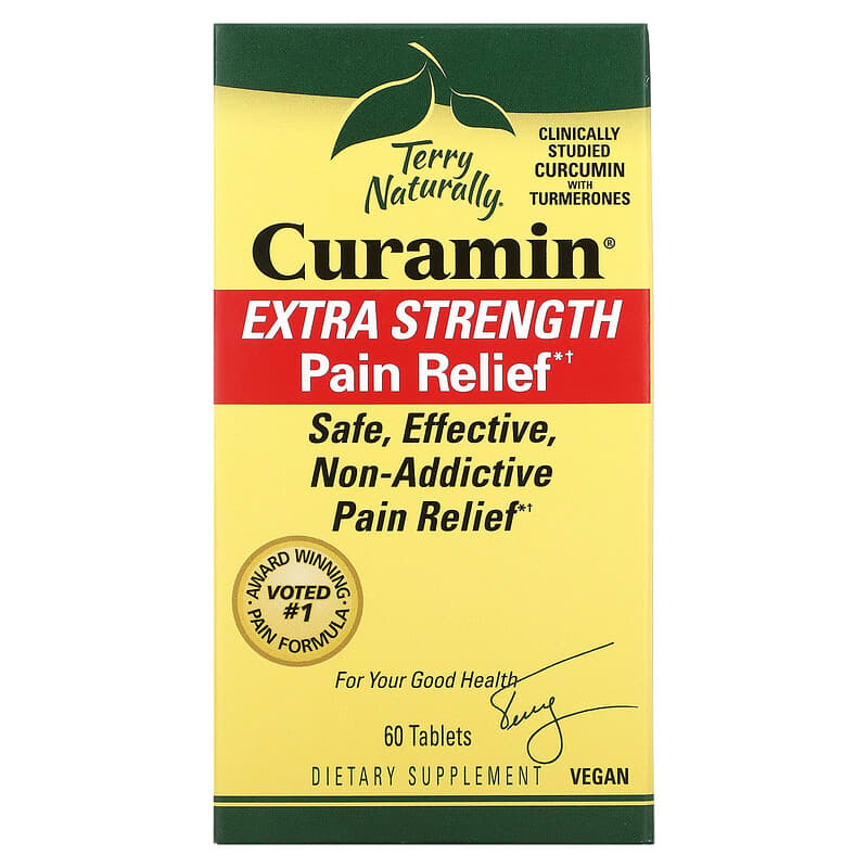 Terry Naturally Curamin Extra Strength Pain Relief 60 Tablets 367703112066
