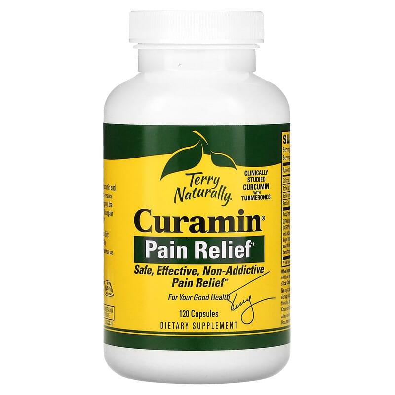 Terry Naturally, Curamin, Pain Relief, 120 Capsules 367703102203