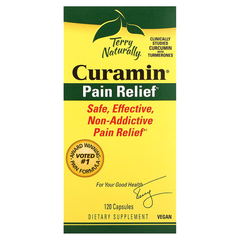 Terry Naturally Curamin Pain Relief 120 Capsules 367703102203