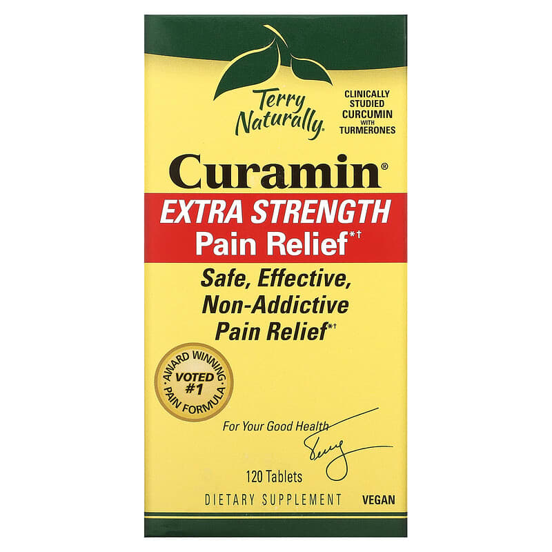Terry Naturally Curamin Pain Relief Extra Strength  120 Tablets 367703112028