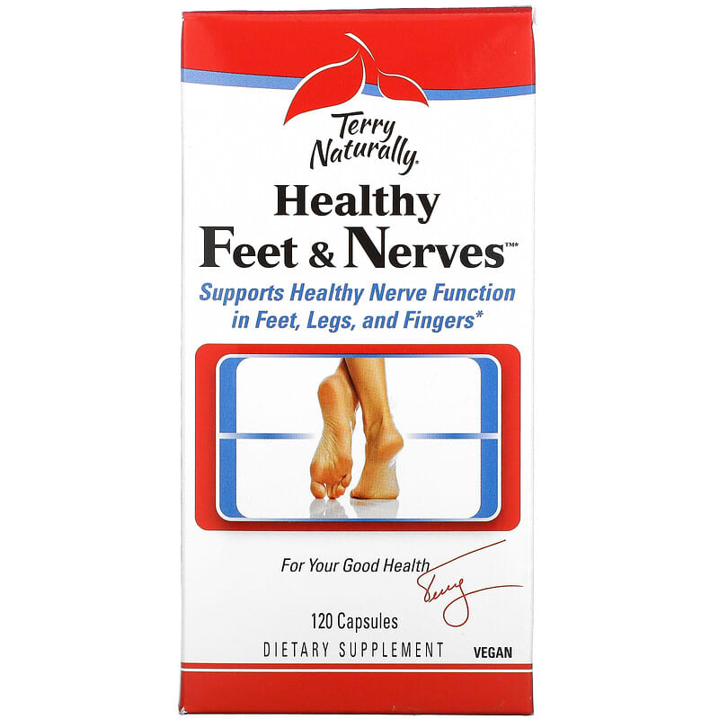 Terry Naturally Healthy Feet & Nerves 120 Capsules 367703342029