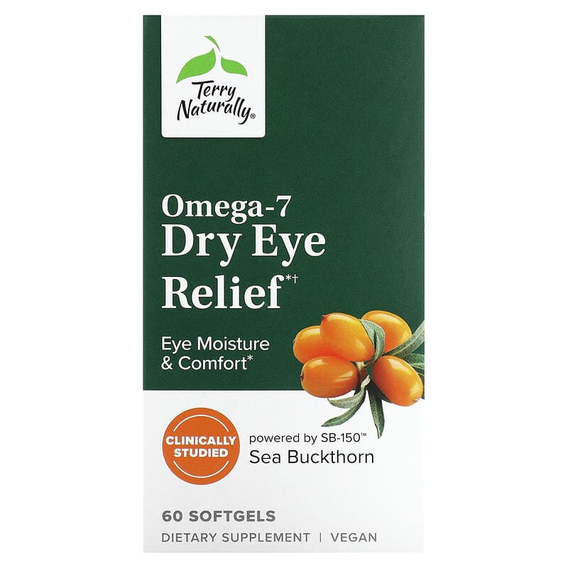 Terry Naturally Omega 7 Dry Eye Relief 60 Softgels 367703135065