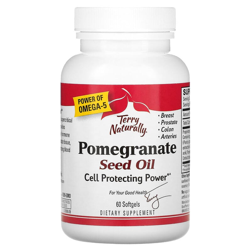 Terry Naturally, Pomegranate Seed Oil, 60 Softgels 367703150068