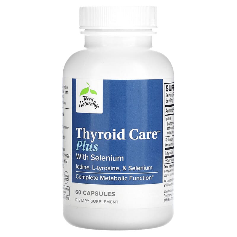Terry Naturally, Thyroid Care Plus with Selenium, 60 Capsules 367703134167