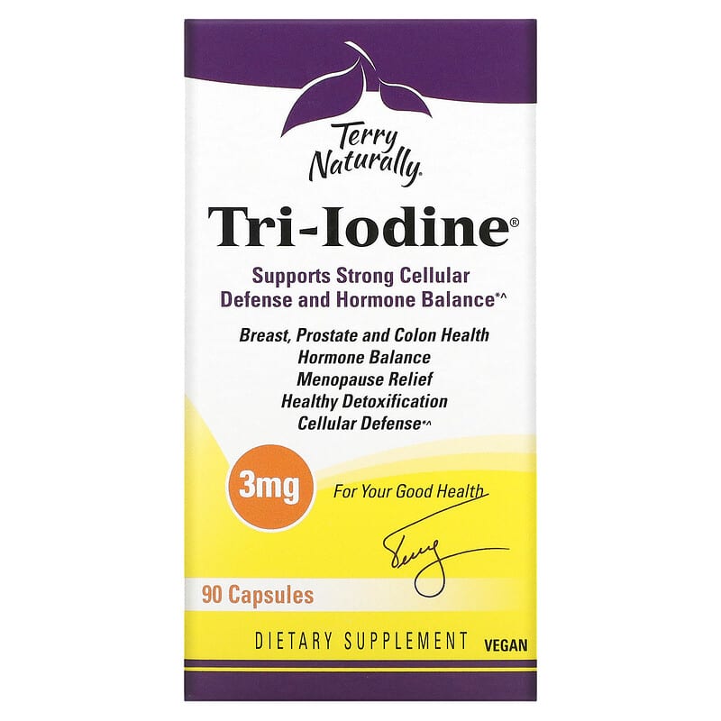 Terry Naturally Tri-Iodine 3 mg 90 Capsules 367703420093