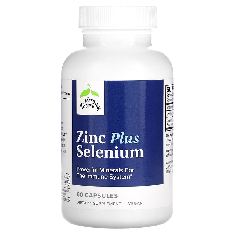 Terry Naturally, Zinc Plus Selenium, 60 Capsules 367703288068