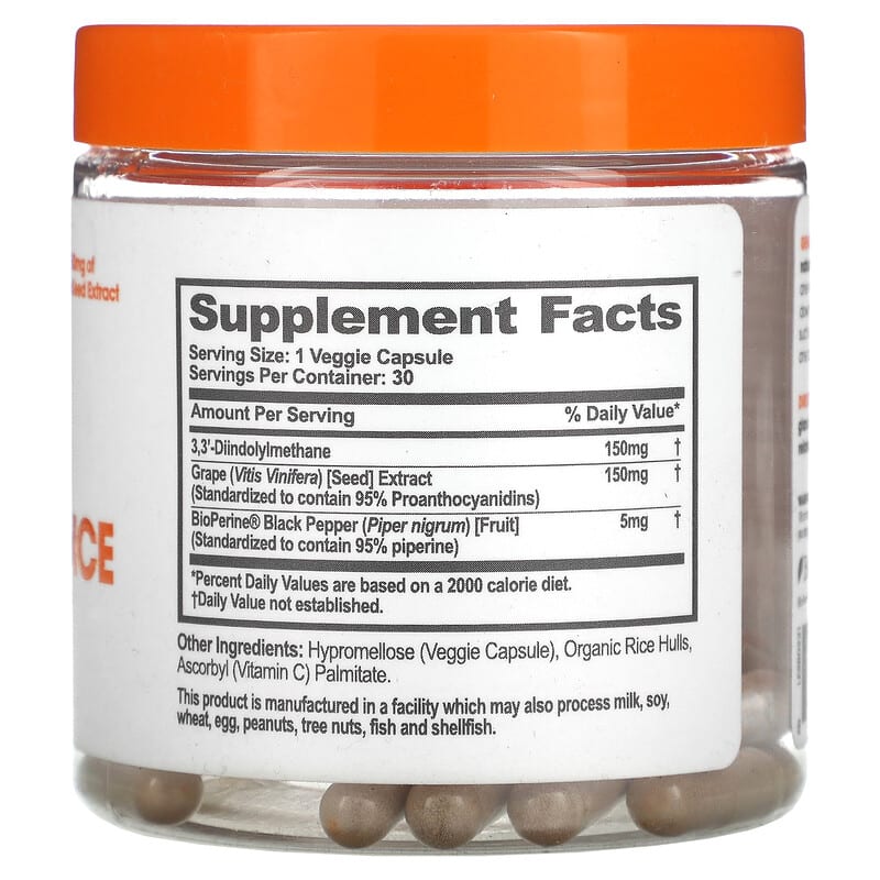 The Genius Brand, Genius Estrogen Balance , 30 Veggie Capsules 850098008064