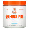 The Genius Brand Genius Pre Pre-Workout Powerhouse Blue Raspberry 11.15 oz (316 g) 810037680706
