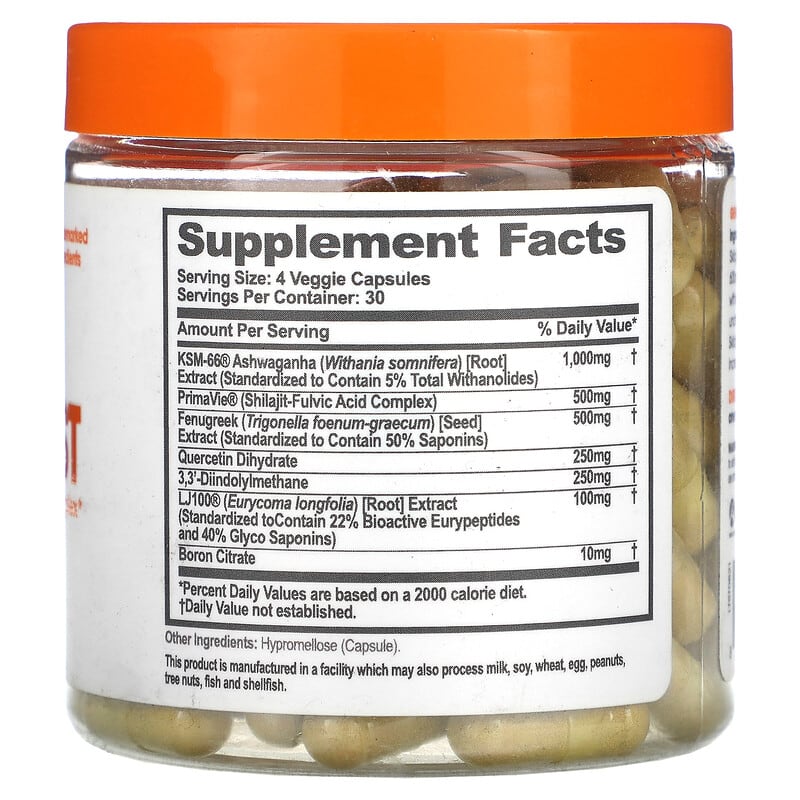 The Genius Brand, Genius Test, Advanced Testosterone Optimizing Complex, 120 Veggie Capsules 868054000335