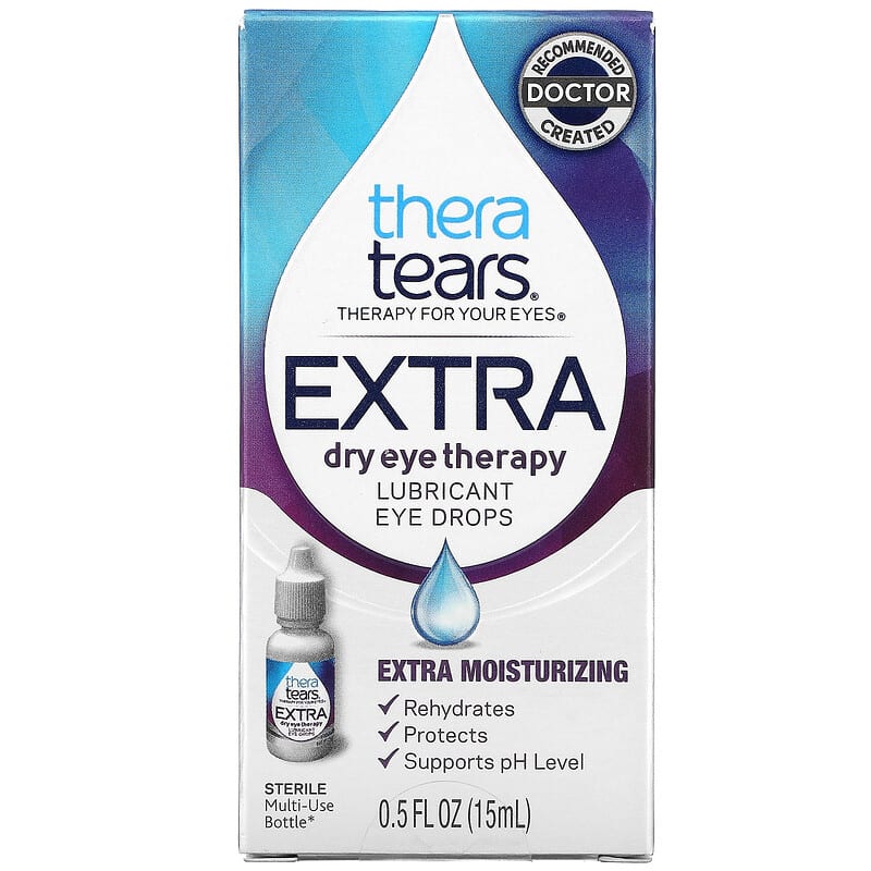 TheraTears Extra Dry Eye Therapy Lubricant Eye Drops 0.5 fl oz (15 ml) 358790007151