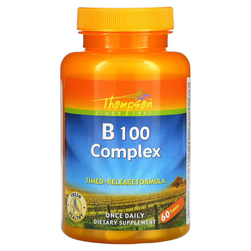 Thompson B 100 Complex 60 Tablets 31315195174