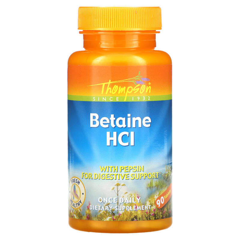 Thompson Betaine HCl 90 Tablets 31315195358