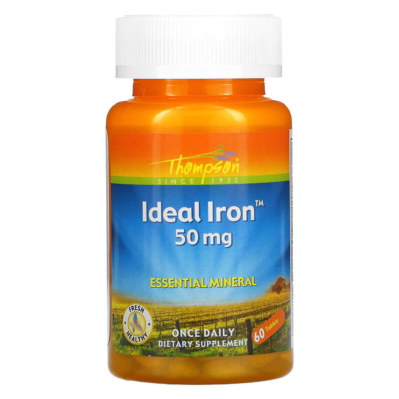 Thompson Ideal Iron 50 mg 60 Tablets 31315199950