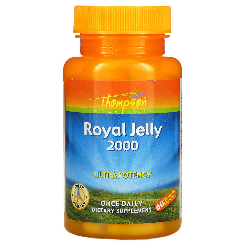Thompson Royal Jelly Ultra Potency 2,000 mg 60 Vegetarian Capsules 31315193507