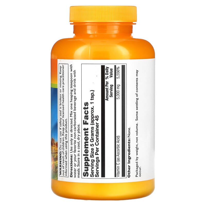 Thompson, Vitamin C Powder, 5,000 mg, 8 oz 31315190483