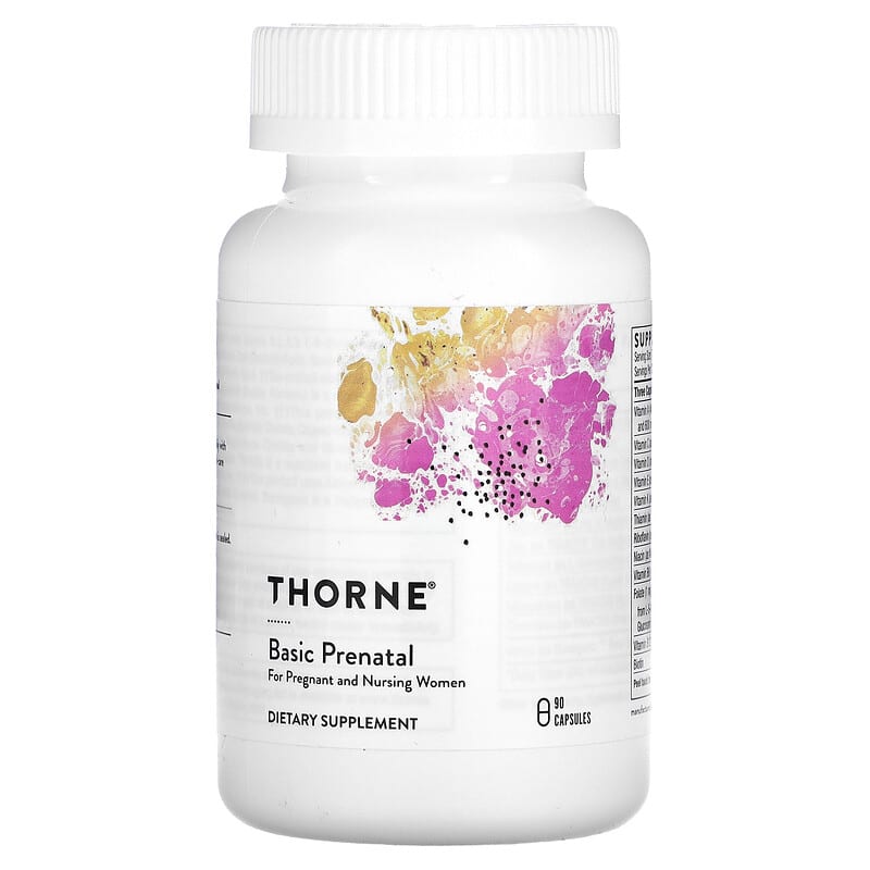 Thorne Basic Prenatal 90 Capsules 693749015048