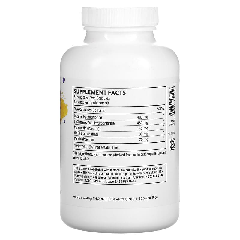 Thorne, Bio-Gest, 180 Capsules 693749405023